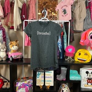 Blive " BREATHE" Shirt Size 14
